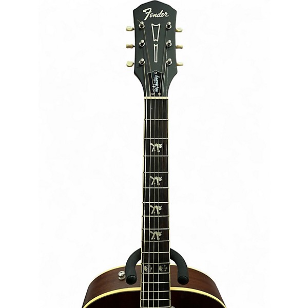 Used 2014 Fender Tim Armstrong Hellcat Natural Mahogany Acoustic Electric Guitar