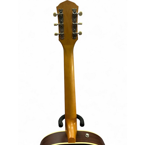 Used 2014 Fender Tim Armstrong Hellcat Natural Mahogany Acoustic Electric Guitar