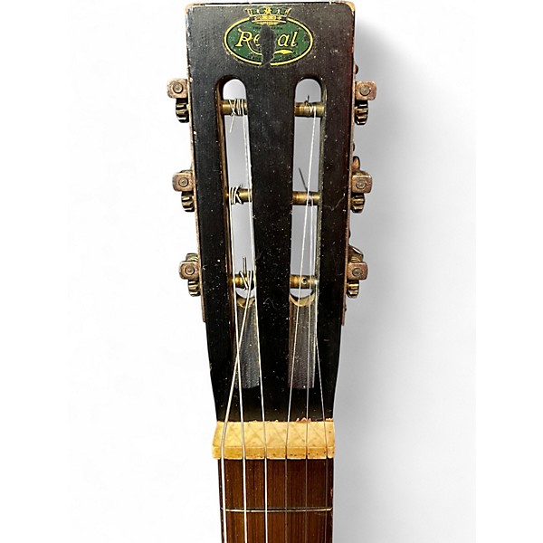 Vintage 1930s Regal Square Neck Natural Acoustic Guitar