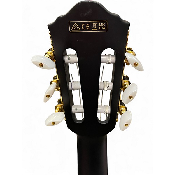 Used Ibanez TOD10N Black Classical Acoustic Electric Guitar