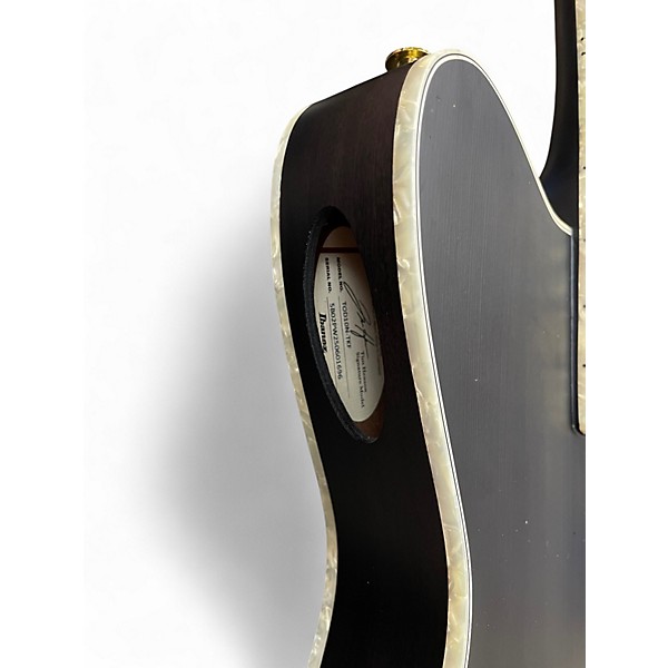 Used Ibanez TOD10N Black Classical Acoustic Electric Guitar