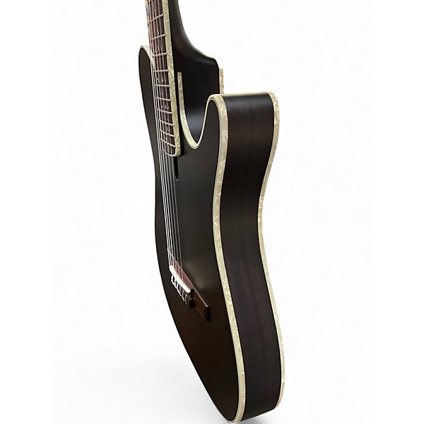 Used Ibanez TOD10N Black Classical Acoustic Electric Guitar
