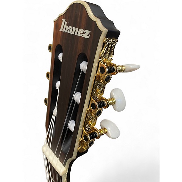 Used Ibanez TOD10N Black Classical Acoustic Electric Guitar