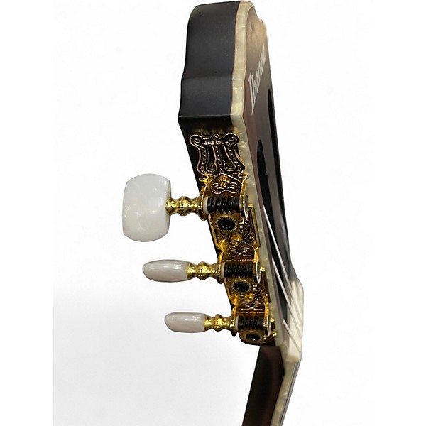 Used Ibanez TOD10N Black Classical Acoustic Electric Guitar