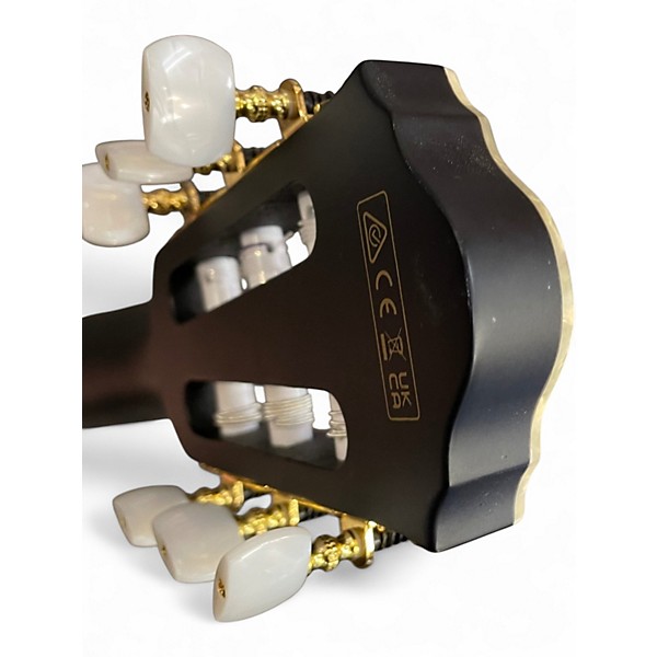 Used Ibanez TOD10N Black Classical Acoustic Electric Guitar