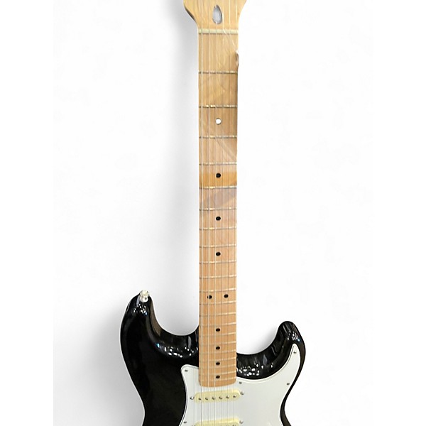 Used Fender Standard Stratocaster Black Solid Body Electric Guitar