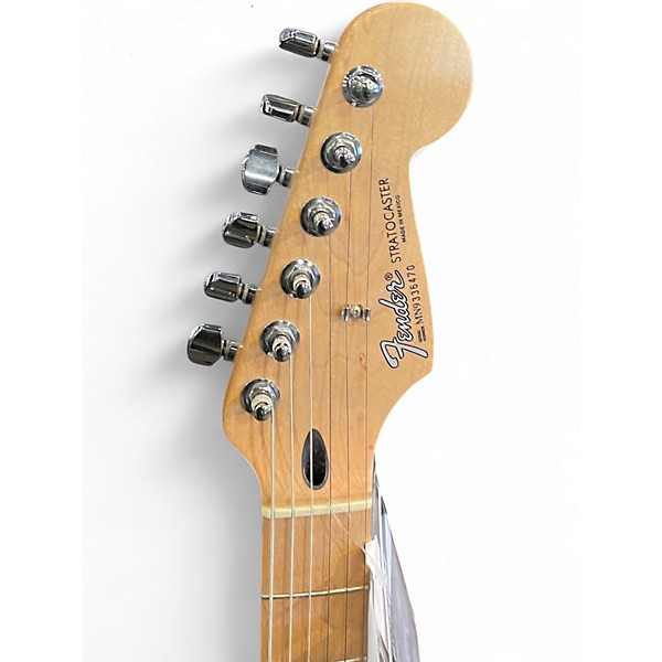 Used Fender Standard Stratocaster Black Solid Body Electric Guitar