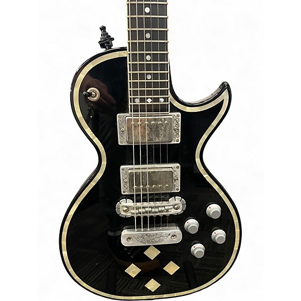 Used Zemaitis GZ501 DIAMOND BLACK Solid Body Electric Guitar