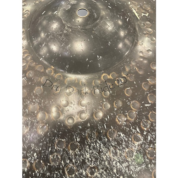 Used Paiste 20in SIGNATURE DRY DARK RIDE Cymbal