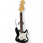 Used 2001 Fender Tom Delonge Signature Stratocaster Black and White Solid Body Electric Guitar thumbnail
