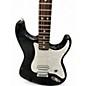 Used 2001 Fender Tom Delonge Signature Stratocaster Black and White Solid Body Electric Guitar