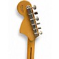 Used 2001 Fender Tom Delonge Signature Stratocaster Black and White Solid Body Electric Guitar