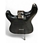 Used 2001 Fender Tom Delonge Signature Stratocaster Black and White Solid Body Electric Guitar