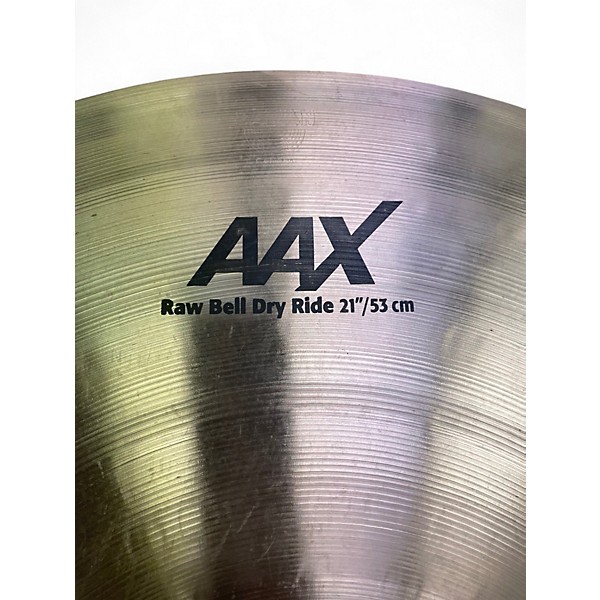 Used SABIAN 21in AAX Raw Bell Dry Ride Cymbal
