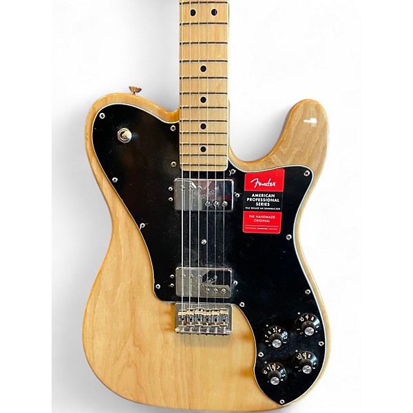Used Fender American Professional Telecaster Deluxe Shawbucker Natural Solid Body Electric Guitar