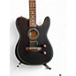 Used Fender ACOUSTASONIC Black Acoustic Electric Guitar