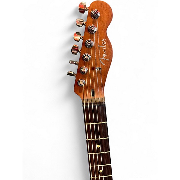 Used Fender ACOUSTASONIC Black Acoustic Electric Guitar