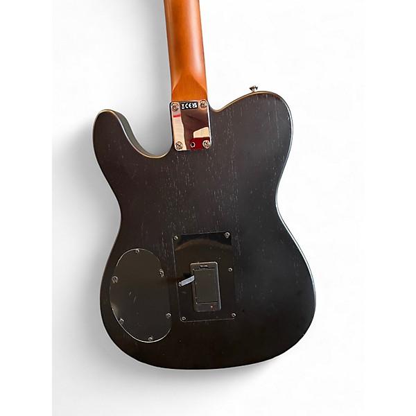 Used Fender ACOUSTASONIC Black Acoustic Electric Guitar