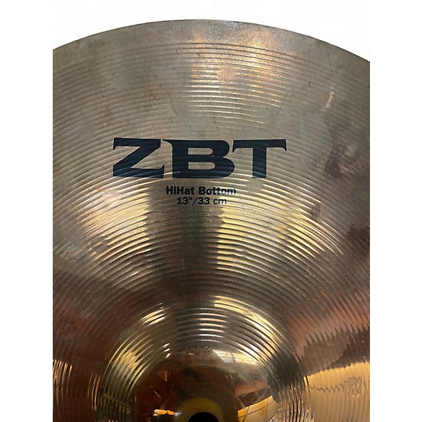 Used Zildjian 13in ZBT Rock Hi Hat Bottom Cymbal