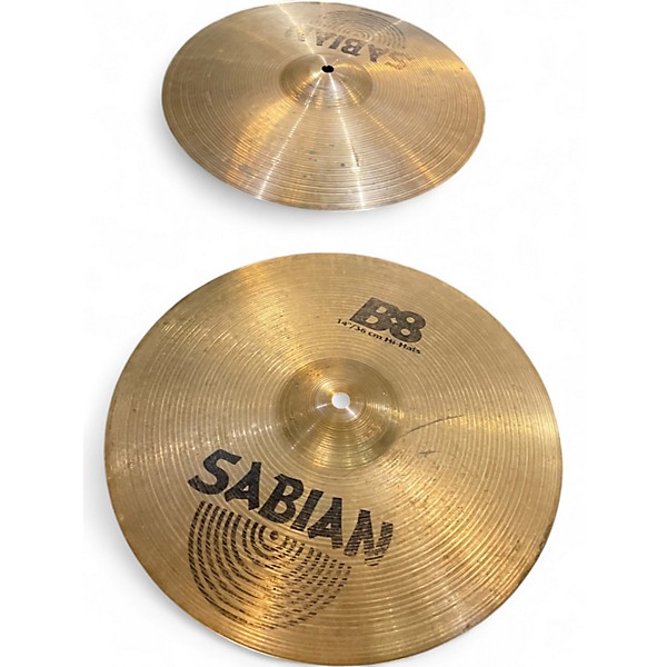 Used SABIAN 14in B8X Pair Cymbal