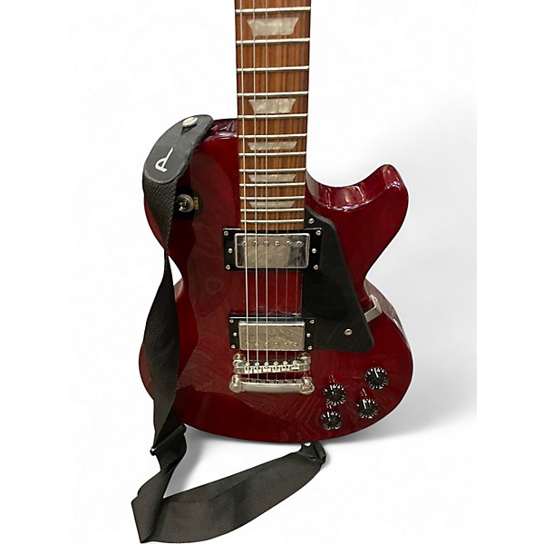 Used Epiphone Les Paul Studio Crimson Red Trans Solid Body Electric Guitar