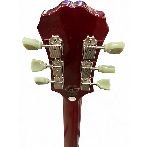 Used Epiphone Les Paul Studio Crimson Red Trans Solid Body Electric Guitar