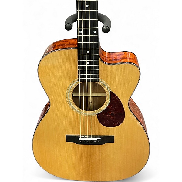 Used Eastman E1OMCE Natural Acoustic Electric Guitar