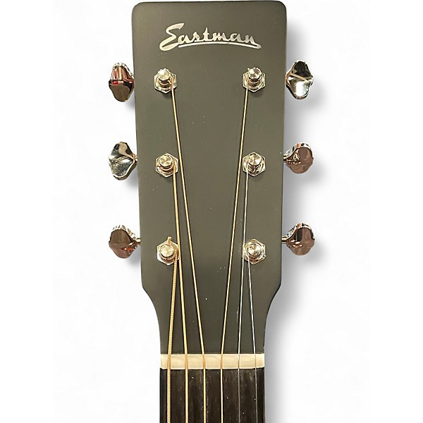 Used Eastman E1OMCE Natural Acoustic Electric Guitar