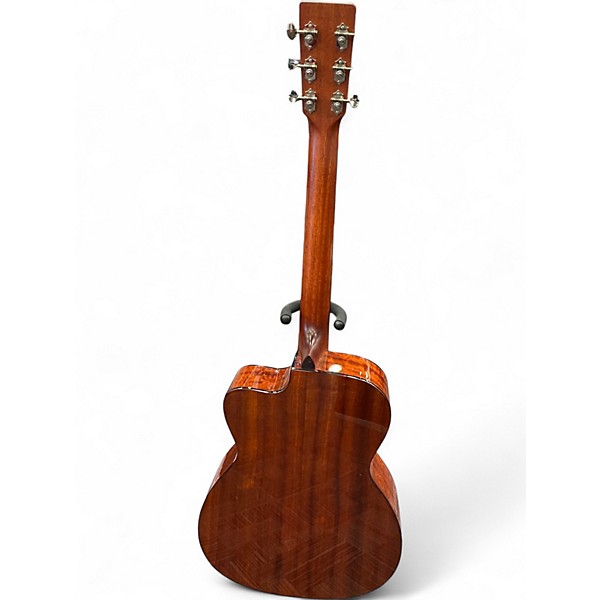 Used Eastman E1OMCE Natural Acoustic Electric Guitar