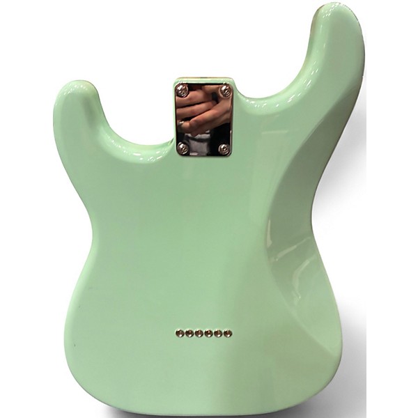 Used Fender Noventa Stratocaster Surf Green Solid Body Electric Guitar