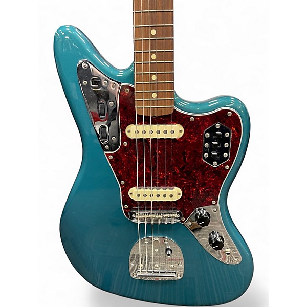 Used Fender Vintera 60s Jaguar Ocean Turquoise Solid Body Electric Guitar