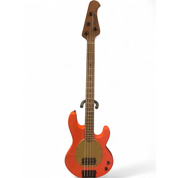 Used Sterling by Music Man Pete Wentz Artist Series StingRay Fiesta Red Electric Bass Guitar