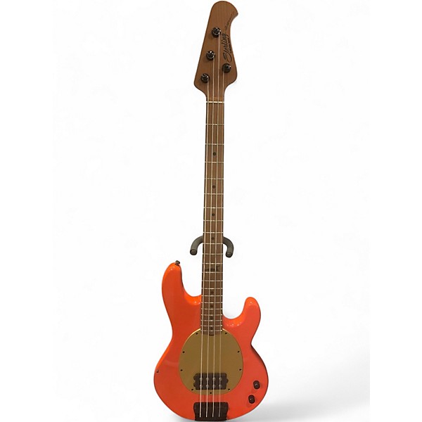 Used Sterling by Music Man Pete Wentz Artist Series StingRay Fiesta Red Electric Bass Guitar