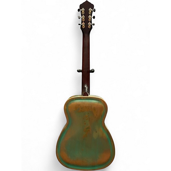 Used Recording King RM-997-VG DISTRESSED VINTAGE GREEN Resonator Guitar