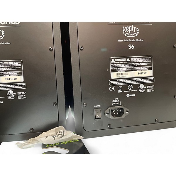 Used PreSonus SCEPTRE S6 6.5IN COAXIAL  NEARFIELD MONITOR (PAIR) Powered Monitor
