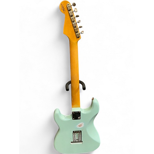Used Fender 1965 Custom Shop HSS Relic with EVH Pickup Daphne Blue Solid Body Electric Guitar