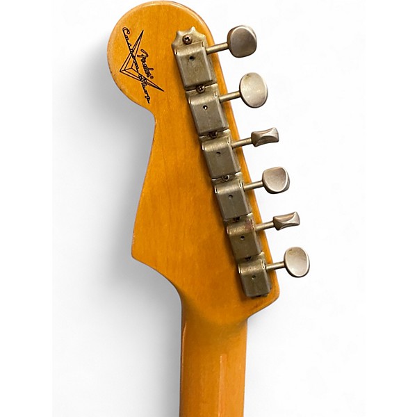 Used Fender 1965 Custom Shop HSS Relic with EVH Pickup Daphne Blue Solid Body Electric Guitar