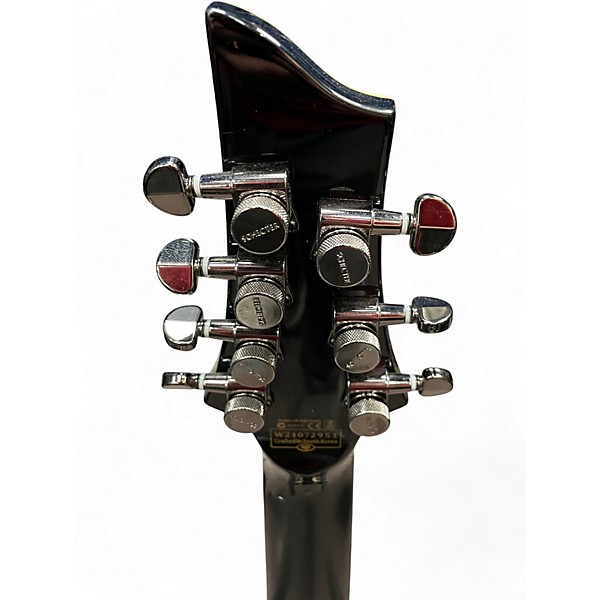 Used Schecter Guitar Research C7 Blackjack GLOSS BLACK Solid Body Electric Guitar