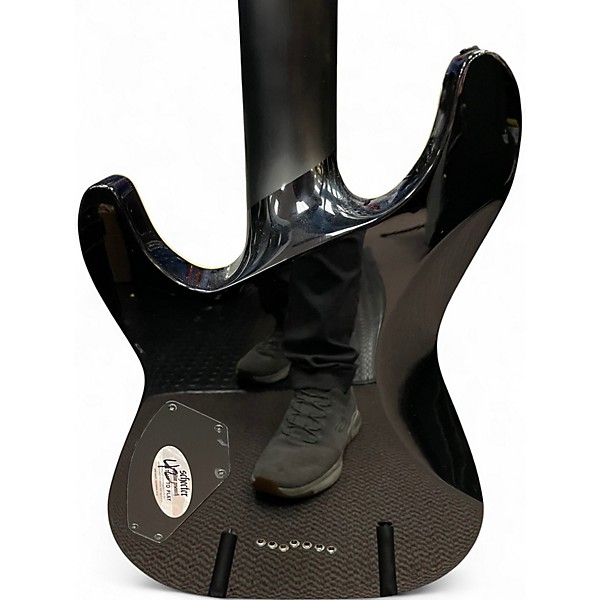 Used Schecter Guitar Research C7 Blackjack GLOSS BLACK Solid Body Electric Guitar