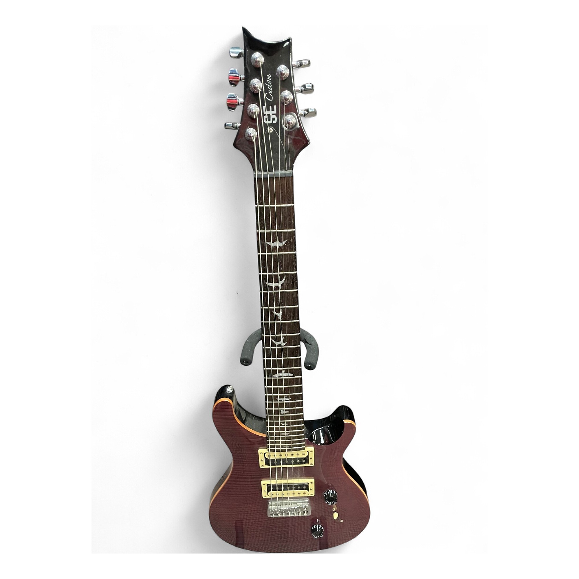 Used PRS SE CUSTOM 7 Amethyst Solid Body Electric Guitar Amethyst
