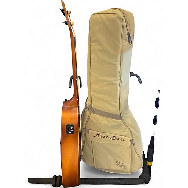 Used Gold Tone mbass25fl Natural Acoustic Bass Guitar