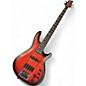 Used Schecter Guitar Research C4 Custom Trans Crimson Red Electric Bass Guitar