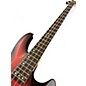 Used Schecter Guitar Research C4 Custom Trans Crimson Red Electric Bass Guitar