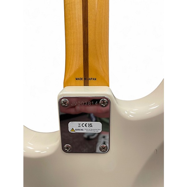 Used Fender JV MODIFIED 60S MIJ Olympic White Solid Body Electric Guitar