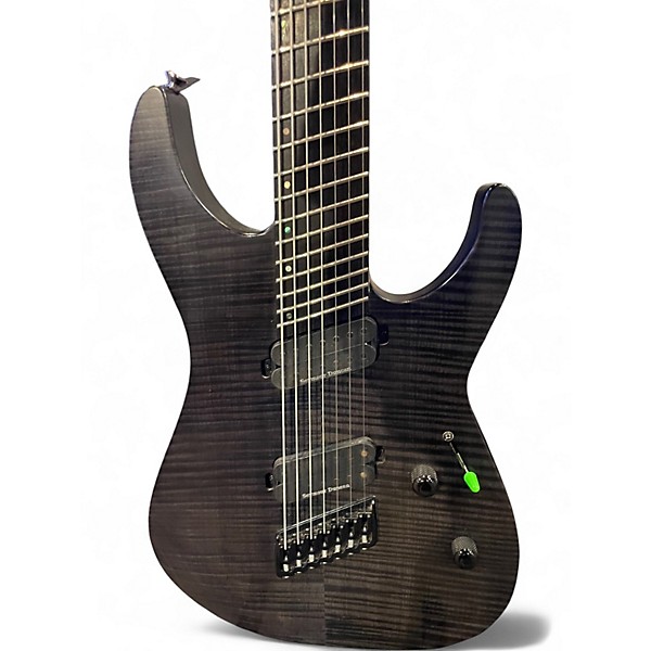 Used 2018 ESP LTD M1007MS Trans Black Solid Body Electric Guitar