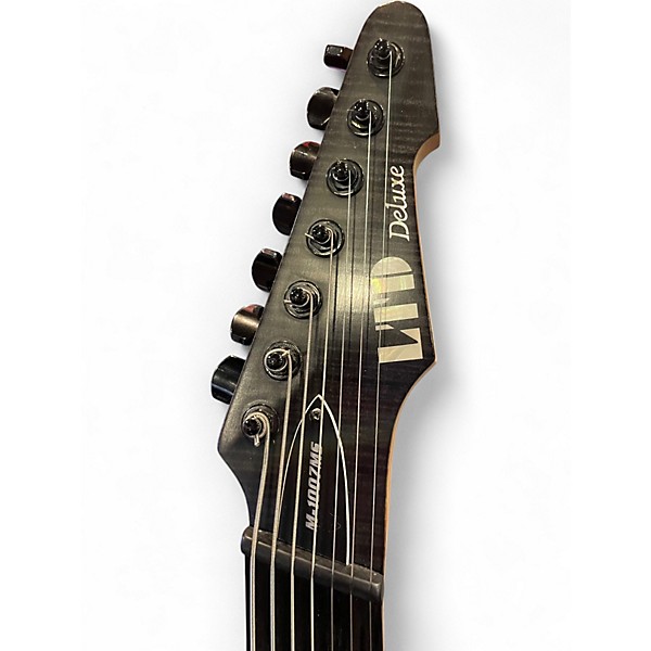 Used 2018 ESP LTD M1007MS Trans Black Solid Body Electric Guitar