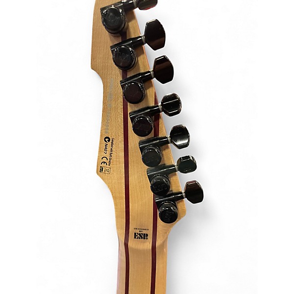 Used 2018 ESP LTD M1007MS Trans Black Solid Body Electric Guitar