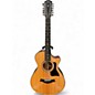 Used Taylor 352ce V-Class 12-Fret Grand Concert Natural 12 String Acoustic Electric Guitar