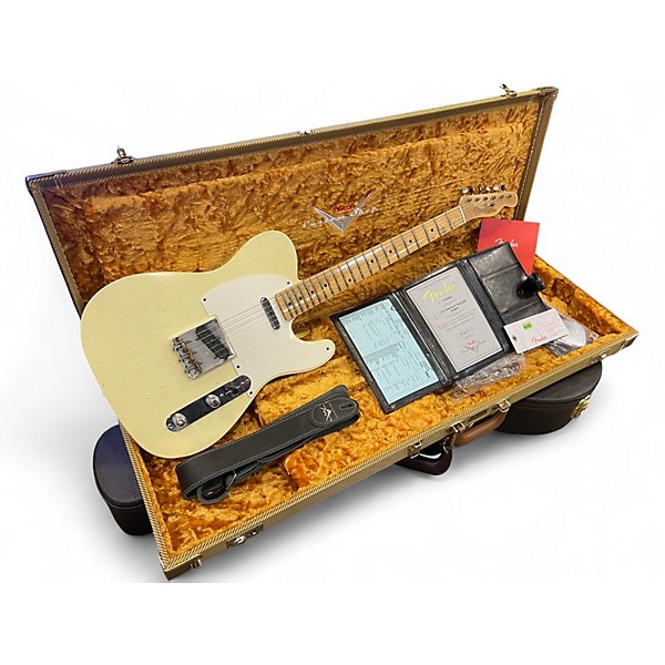 Used Fender Custom Shop Limited-edition Tomatillo Tele Journeyman Relic Tomatillo Green Solid Body Electric Guitar