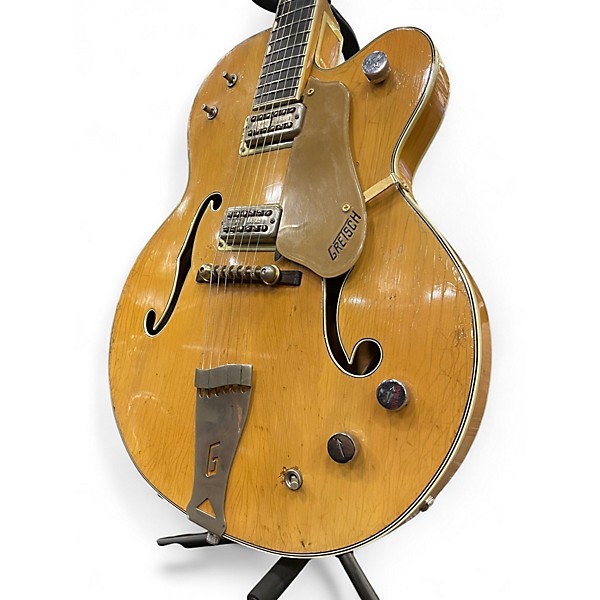 Vintage 1963 Gretsch Guitars Country Club Model 6193 Antique Natural Hollow Body Electric Guitar